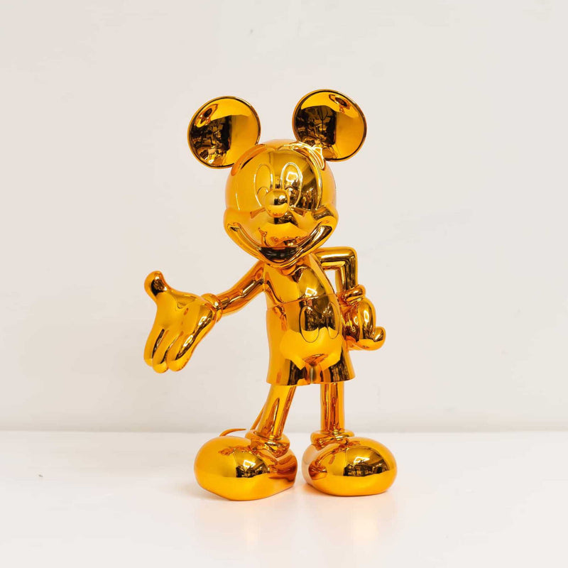 Ex-display | Leblon Delienne Mickey Welcome, chromed brass (30 cm)