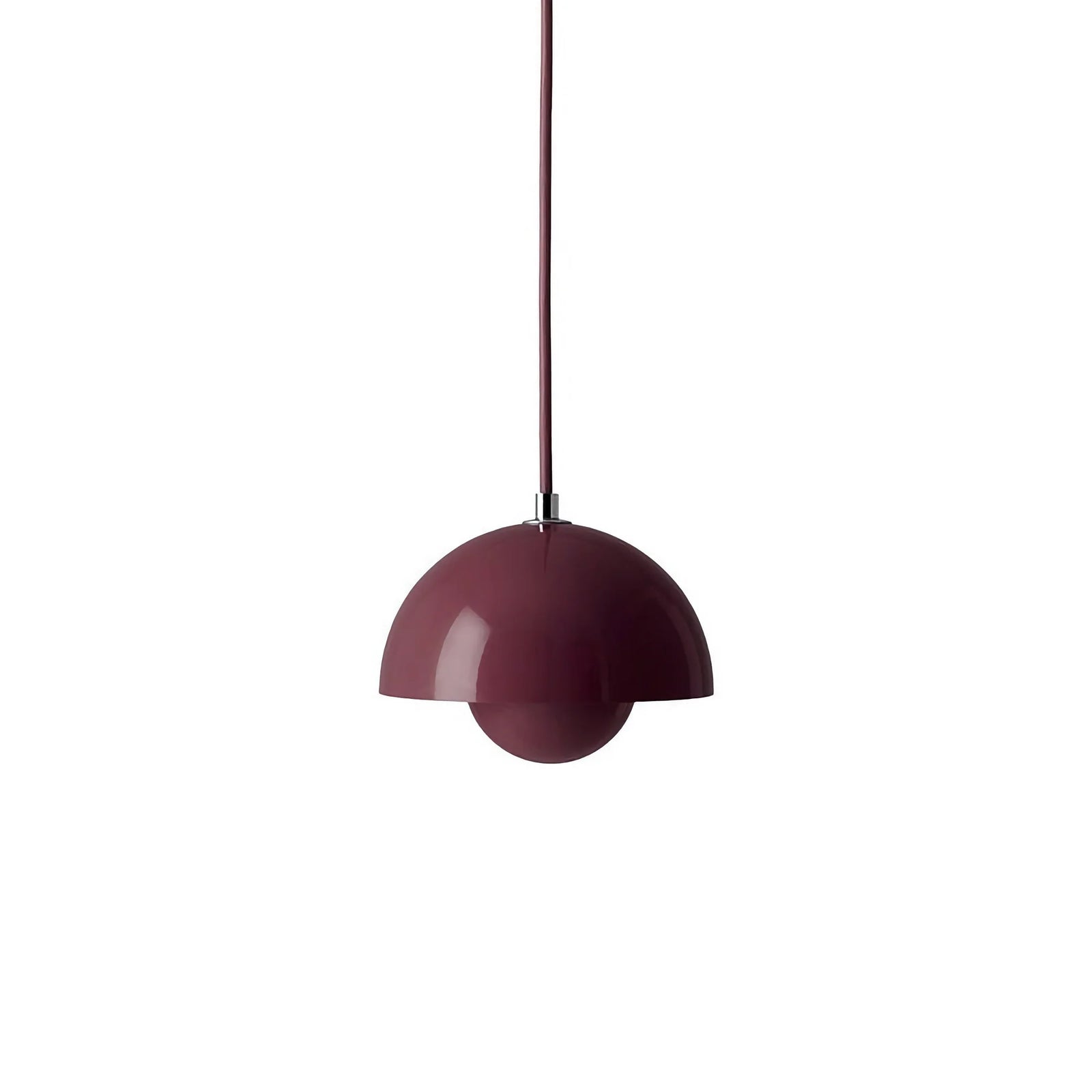 &Tradition Flowerpot VP10 pendant, dark plum