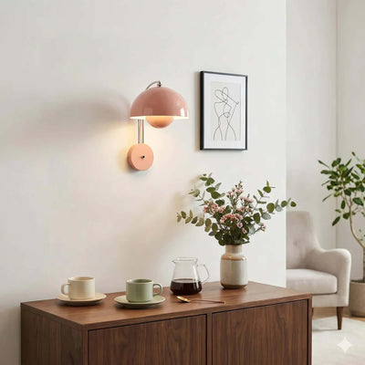 &Tradition Flowerpot VP8 wall lamp, mustard