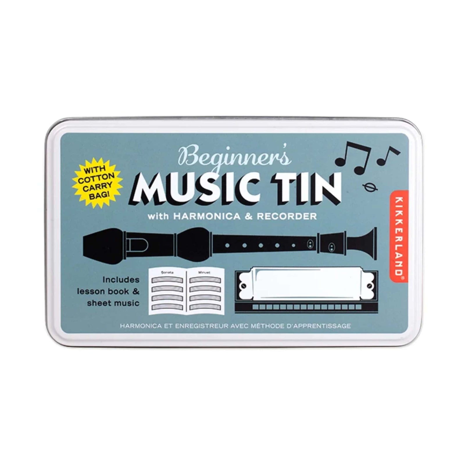 Kikkerland beginner's music tin