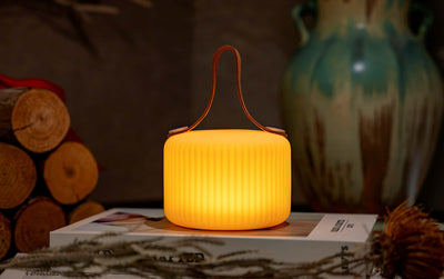 Gingko Mochi portable lamp, pure