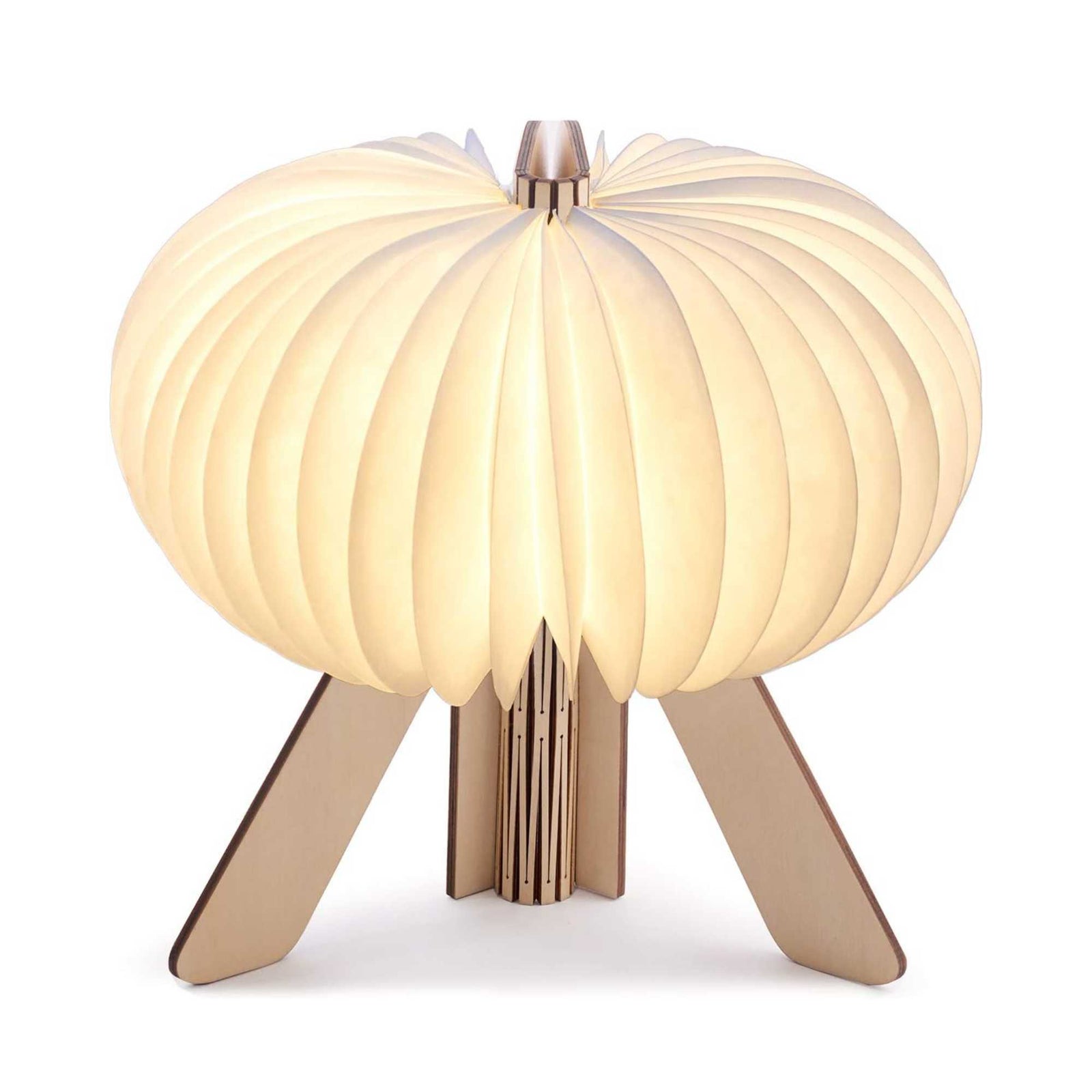 Gingko R Space portable table lamp, maple