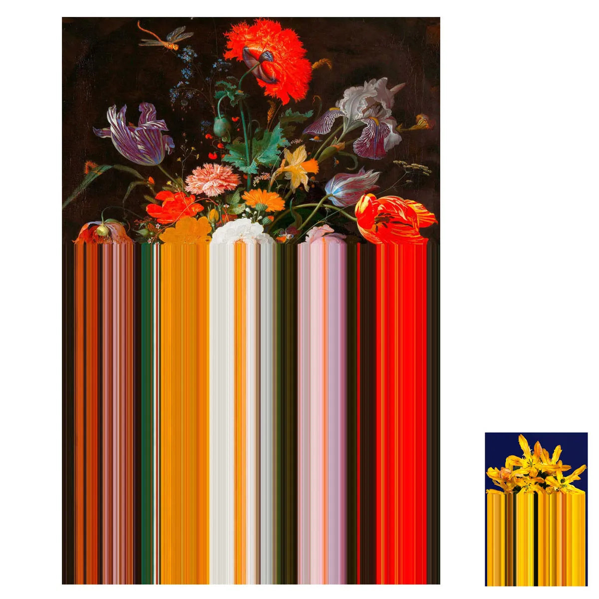 Qeeboo Glitch Rectangular Carpet by Richard Hutten