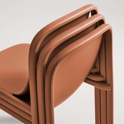 Blu Dot Decade chair, tomato