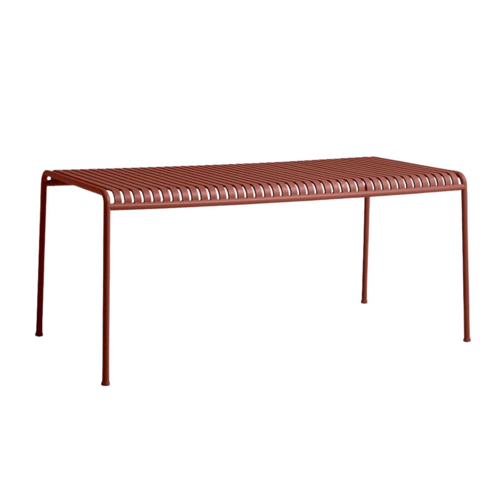 Hay Palissade 170 rectangular table, Iron red