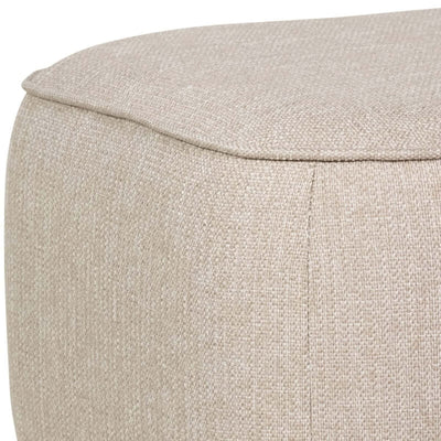Cube pouffe, beige