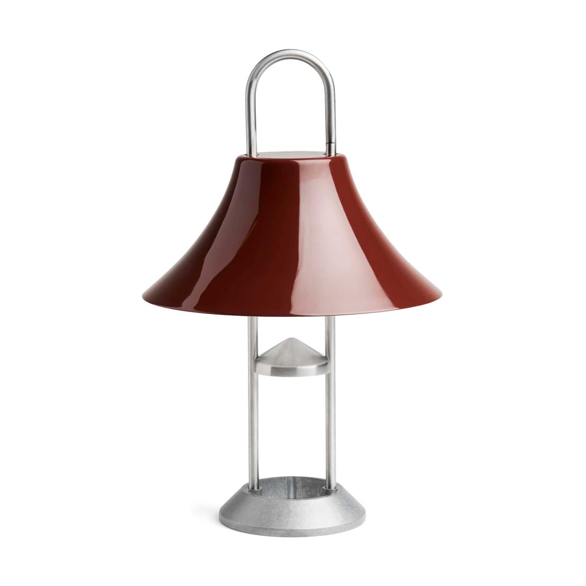 Hay Mousqueton Portable Lamp, Iron Red