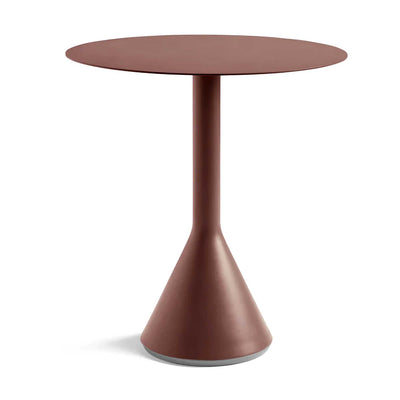 Hay Palissade Cone Table, Iron Red (Ø70xh74cm)