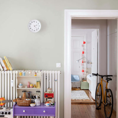 Lemnos RIKI Ring wall clock, black