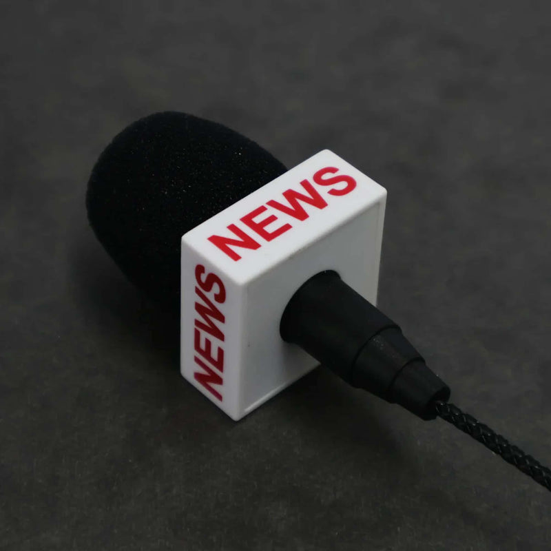 Kikkerland Breaking News mini microphone