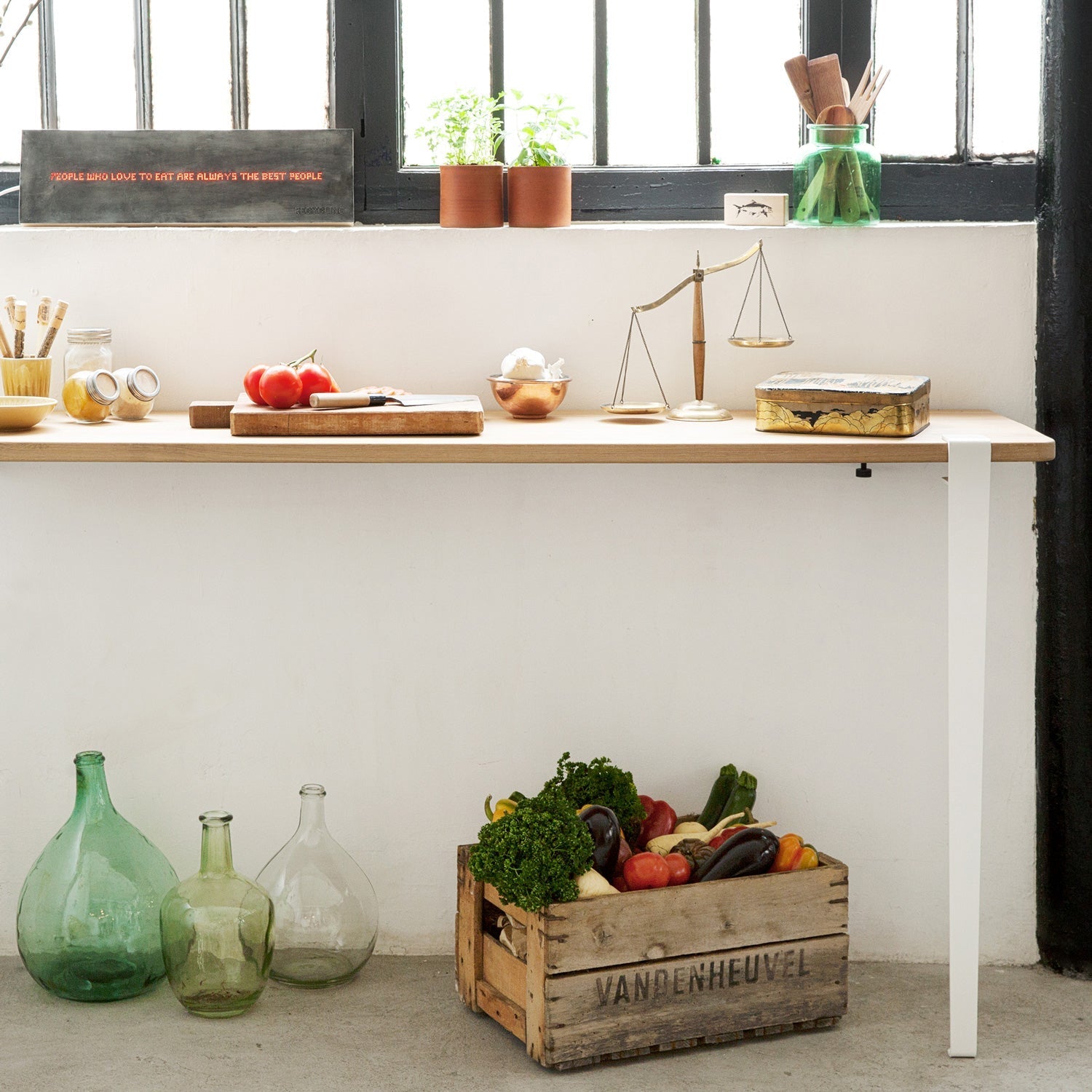 Tiptoe Counter Table Leg - 90 cm