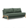 Innovation Living Cubed 160 Wood Sofa Bed, 518EleganceGreen w168xd98xh79cm