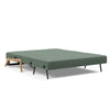 Innovation Living Cubed 160 Wood Sofa Bed, 518EleganceGreen w168xd98xh79cm