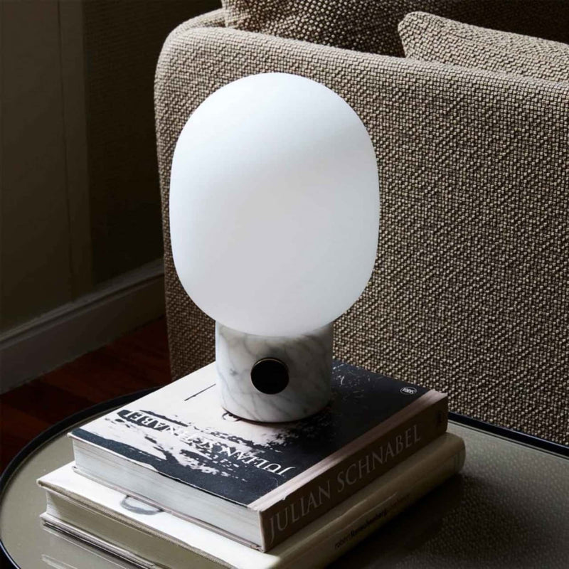 Audo JWDA table lamp, white marble