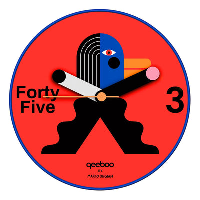 Qeeboo Clock by Marco Oggian