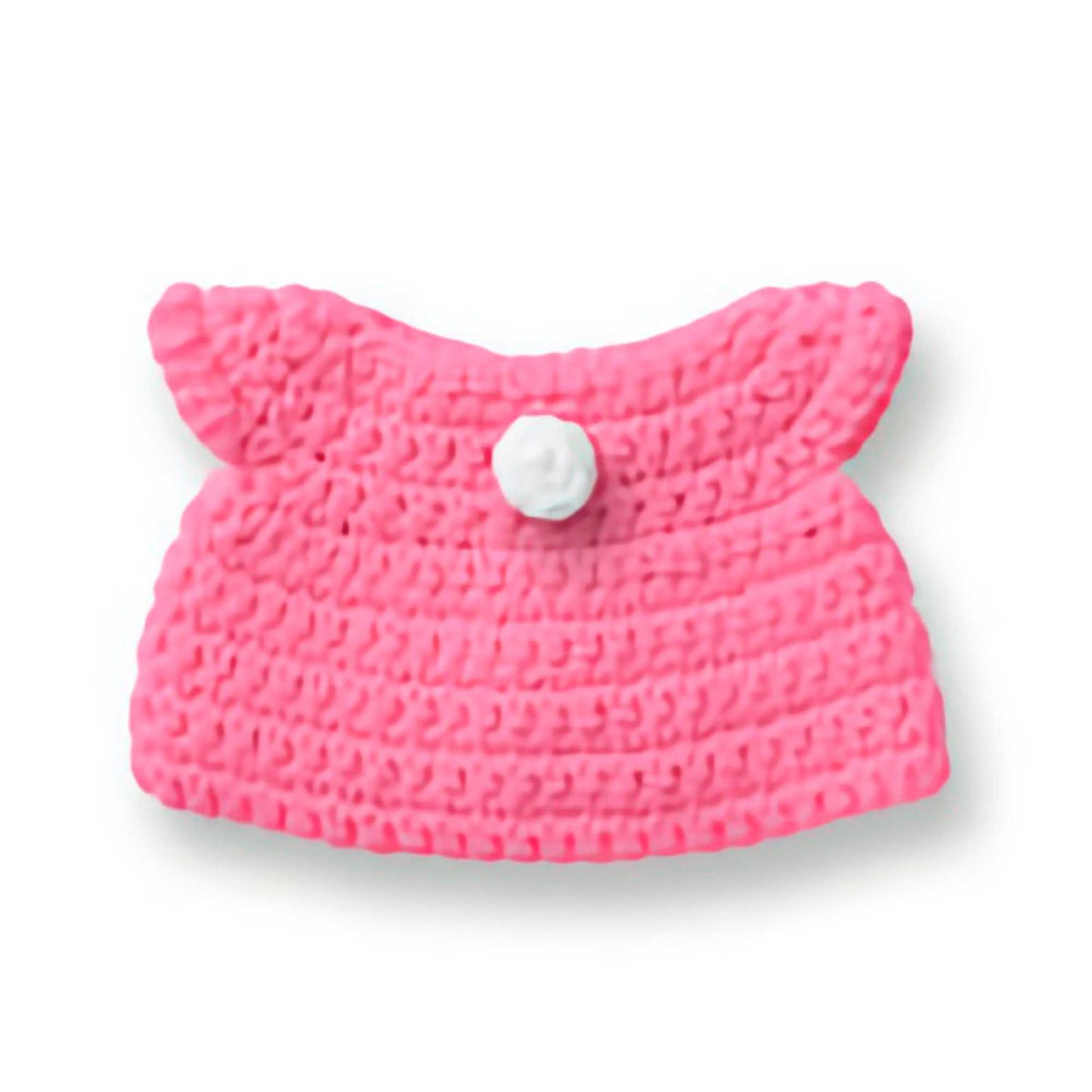 Just Dutch handmade crocheted outfit, Pink Dress