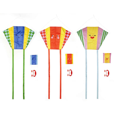 Kikkerland Kidoki Funny Faces pocket kites