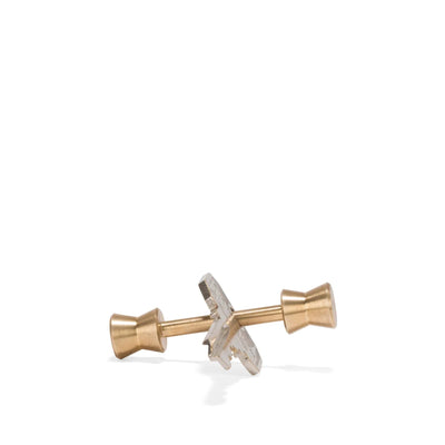 Kikkerland Short Cone Brass Key Holder