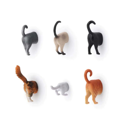 Kikkerland Design Cat Butt Magnets