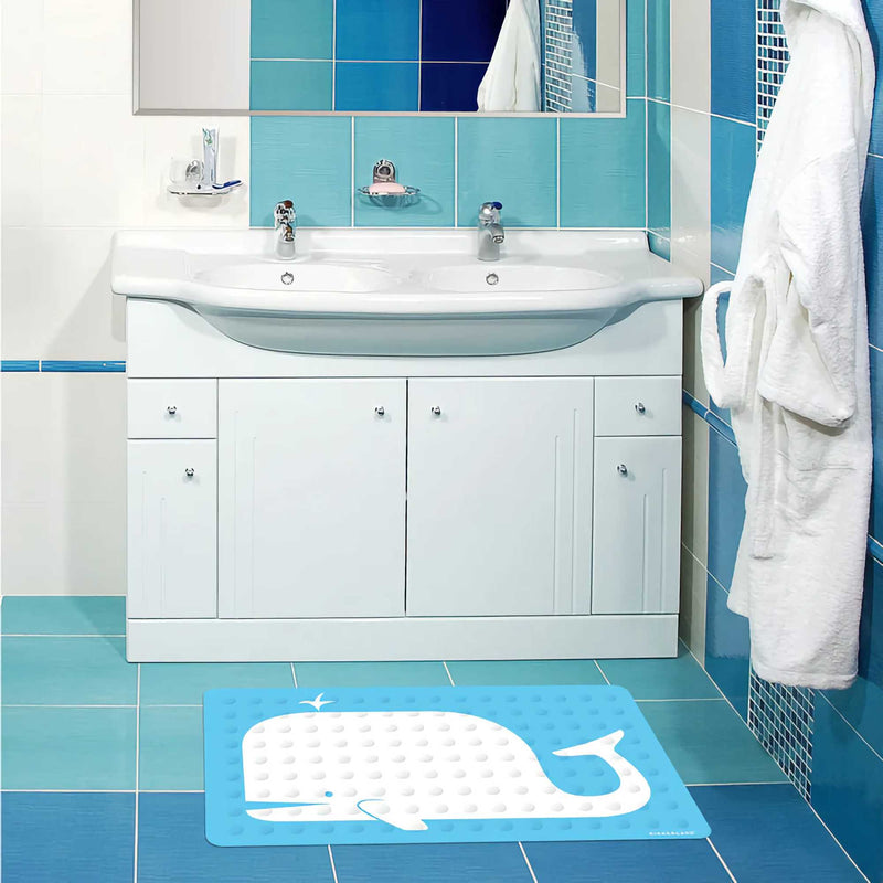 Kikkerland Design Whale Non-Slip Bath Mat (w68xd38cm)