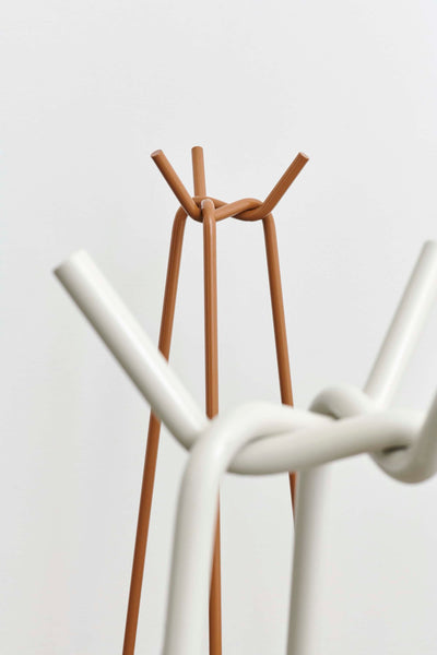 Hay Knit coat rack, toffee