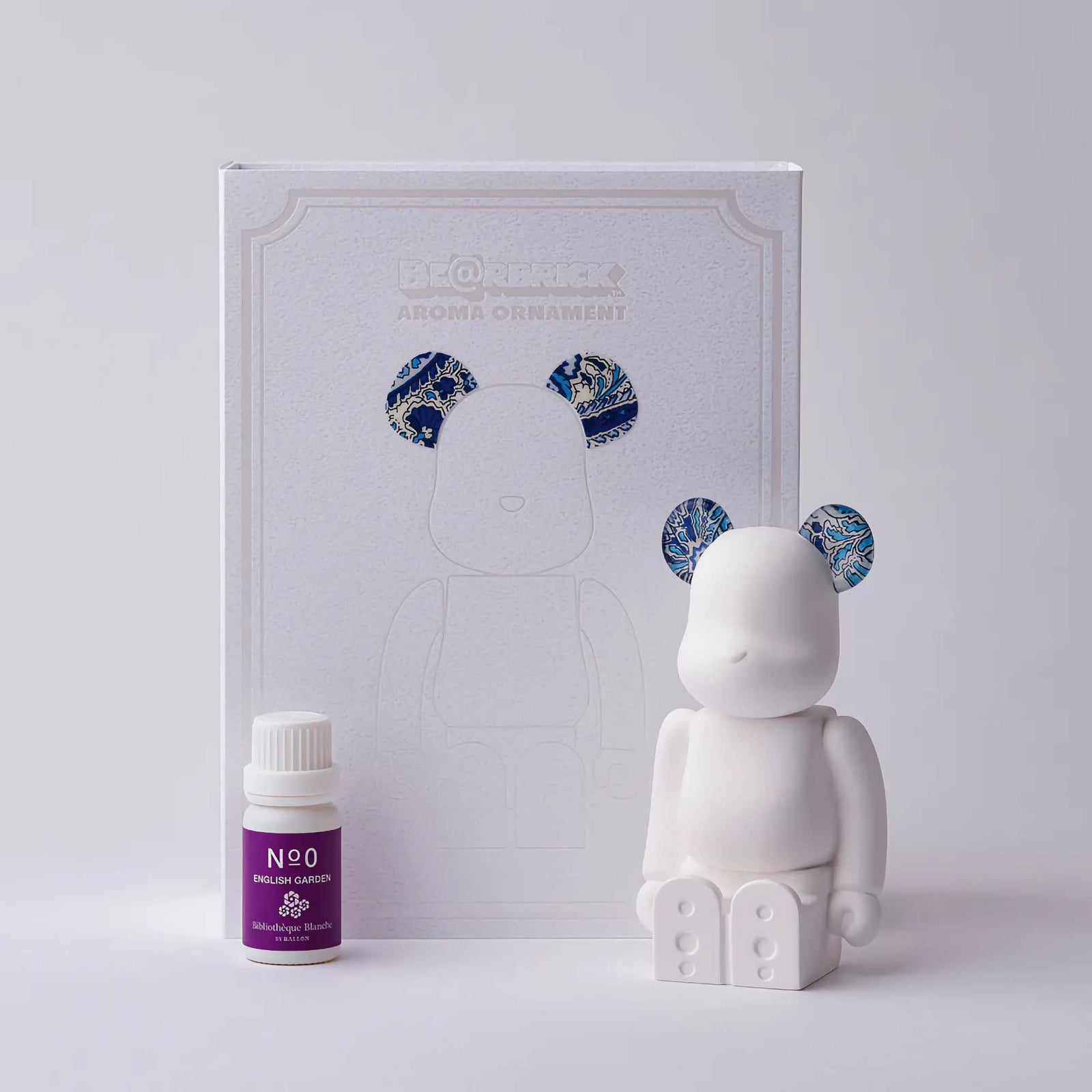 Medicom x Biblioteque Blanche Be@rbrick aroma ornament #0 Fabric, Liberty Fabrics, Abbey Road Blue
