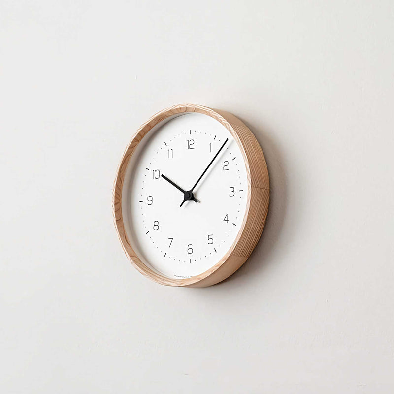 Lemnos Neut Wall Clock, Natural (Ø28.8cm)