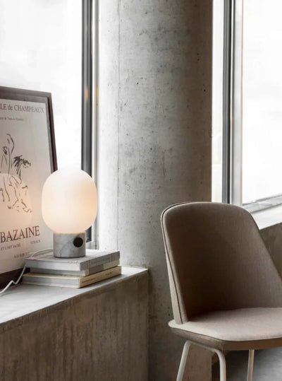 Audo JWDA table lamp, white marble