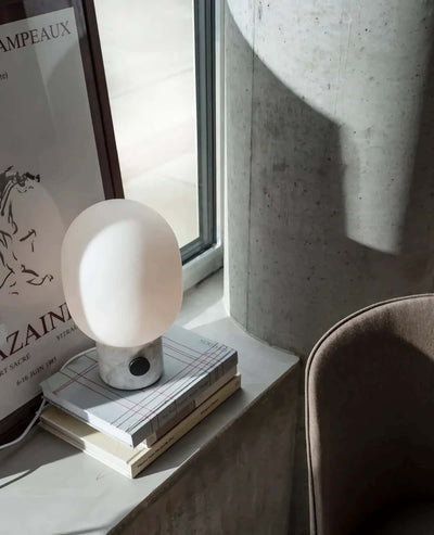 Audo JWDA table lamp, white marble