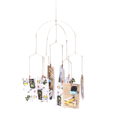 Kikkerland Copper Clip Photo Mobile