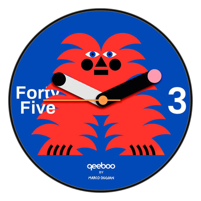 Qeeboo Clock by Marco Oggian