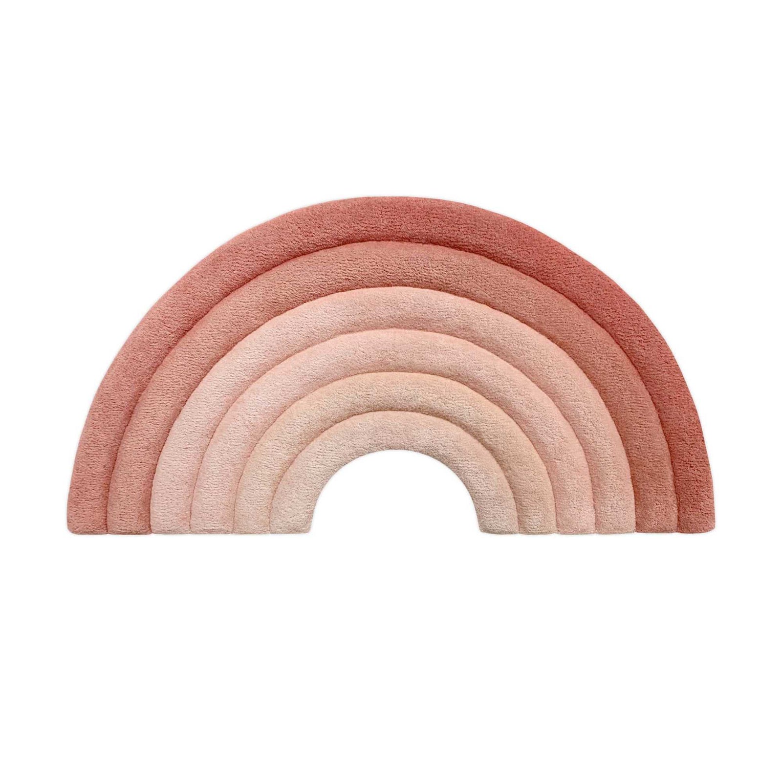 Maison Deux Rainbow Rug Rusty Pink