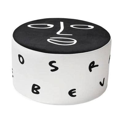 Qeeboo Linescapes Pouf M by Shantell Martin