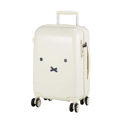 Miffy Face Carry-on Suitcase, Cream