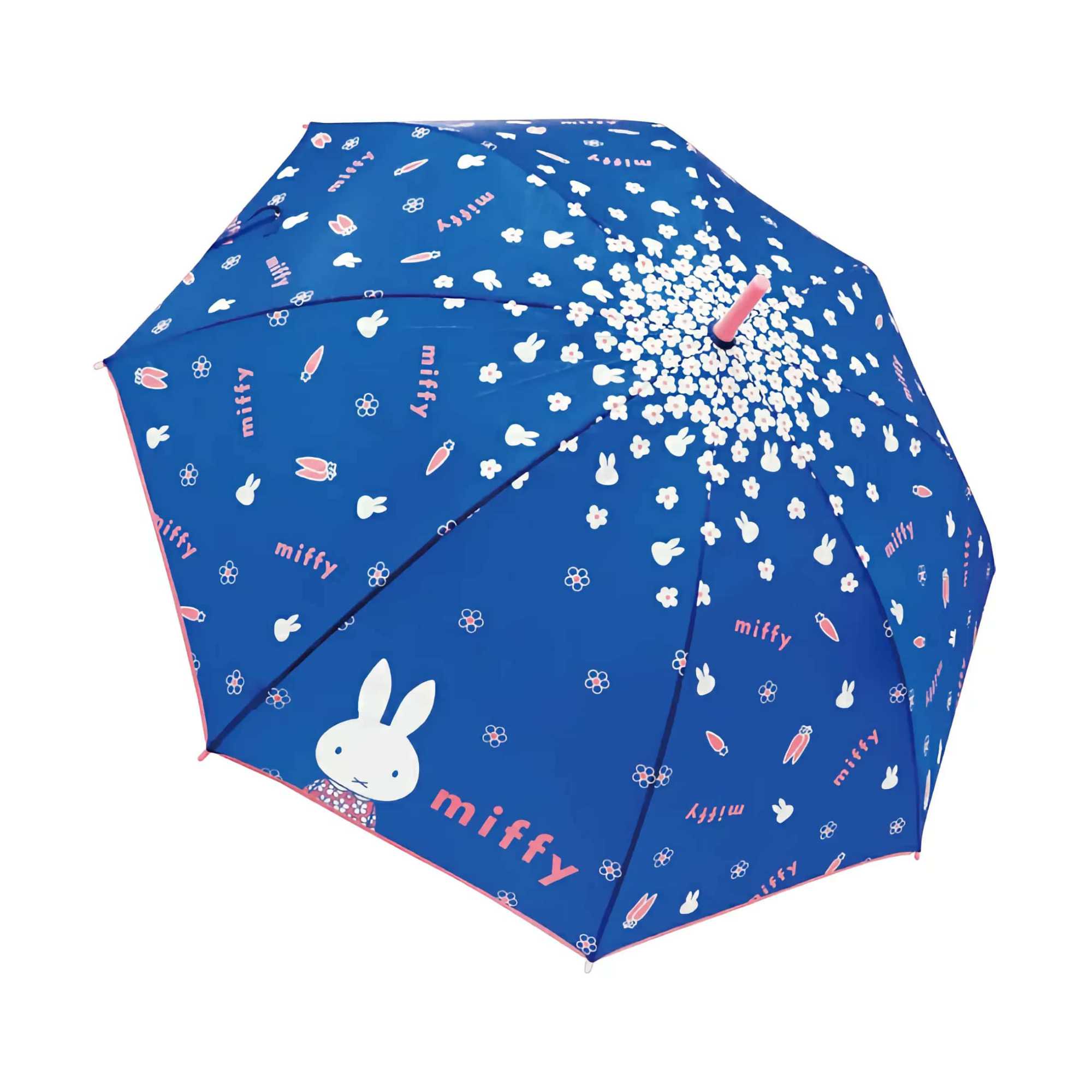 Miffy Stick Umbrella (ø98cm), Carrot Blue