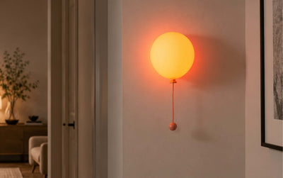 Gingko Mimo balloon rechargeable light, blush bloom