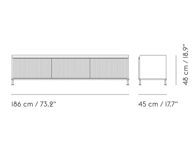 Muuto Enfold Sideboard (w186xd45xh48cm)