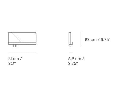 Muuto Folded Shelves (51x22cm)