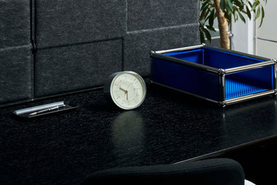 Lemnos ENTO aluminum alarm clock, light green