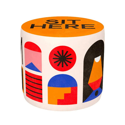 Qeeboo Oggian Pouf S by Marco Oggian
