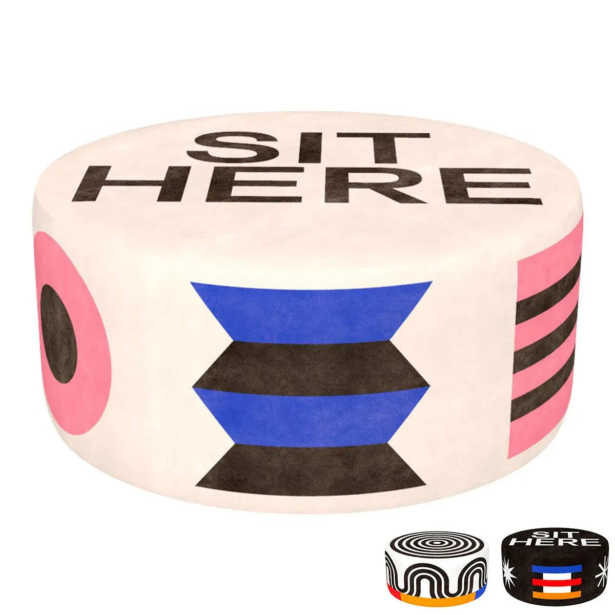 Qeeboo Oggian Pouf L by Marco Oggian