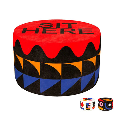 Qeeboo Oggian Pouf M by Marco Oggian