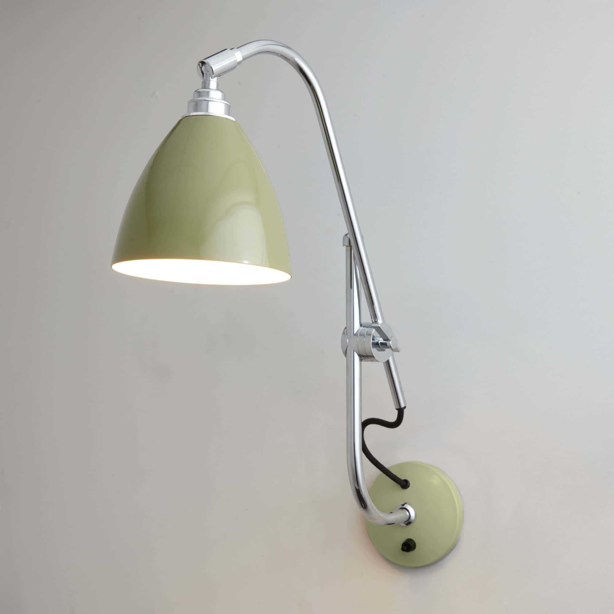 Original BTC Task Wall Lamp, Olive Green