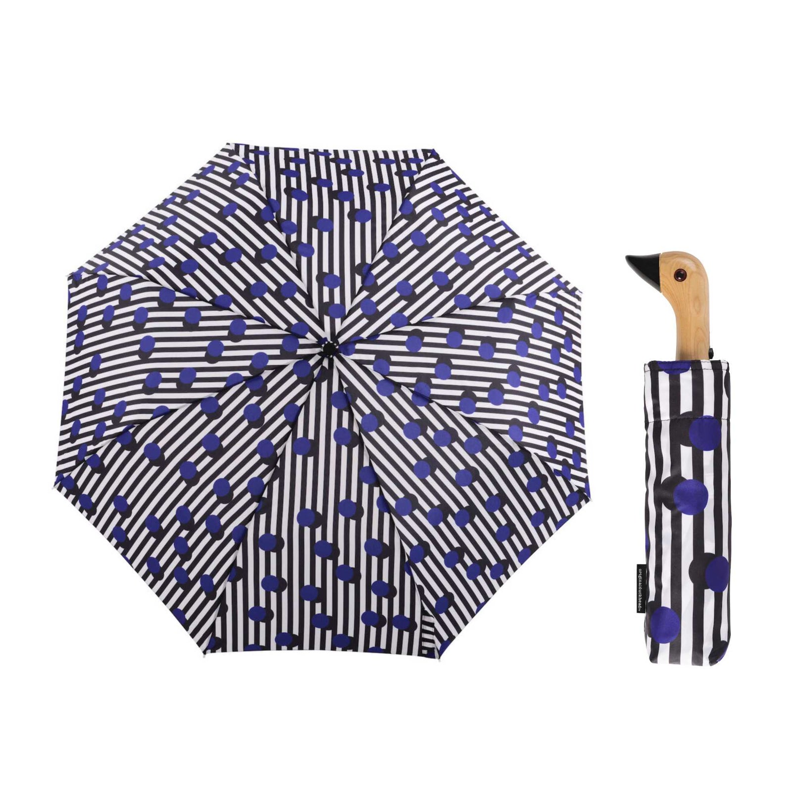 Original Duckhead Umbrella, Polkastripe