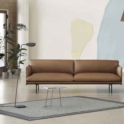 Muuto Airy Half Size coffee table, off-white