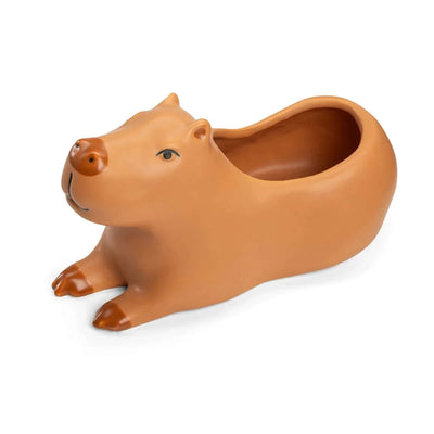 Kikkerland Cappy capybara planter, large