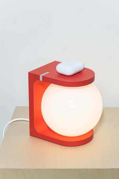 Fine Lumens Plat Max desk lamp, orange