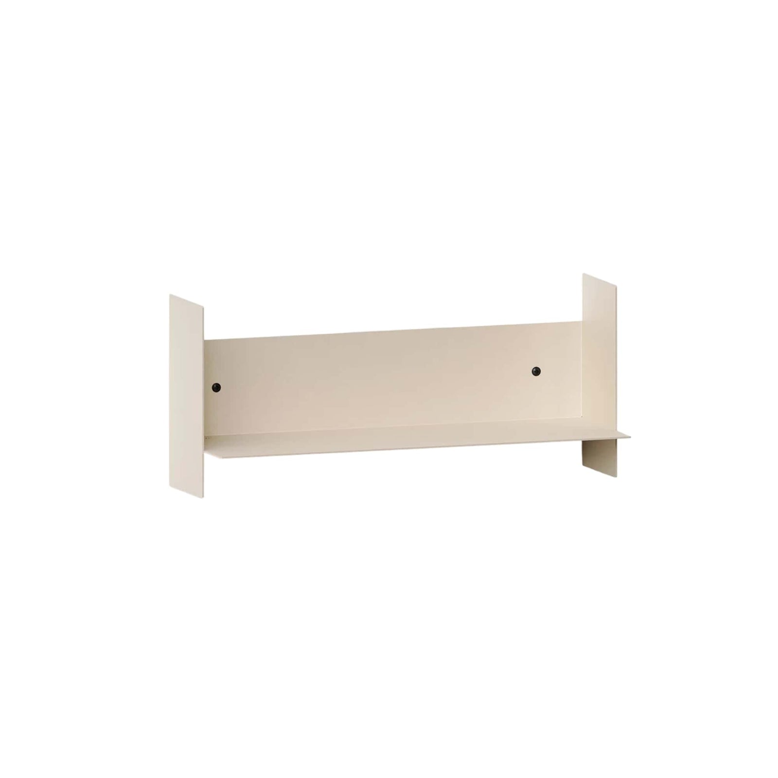Tiptoe Pli steel wall shelf 45cm, cream white