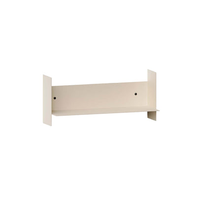 Tiptoe Pli steel wall shelf 45cm, cream white