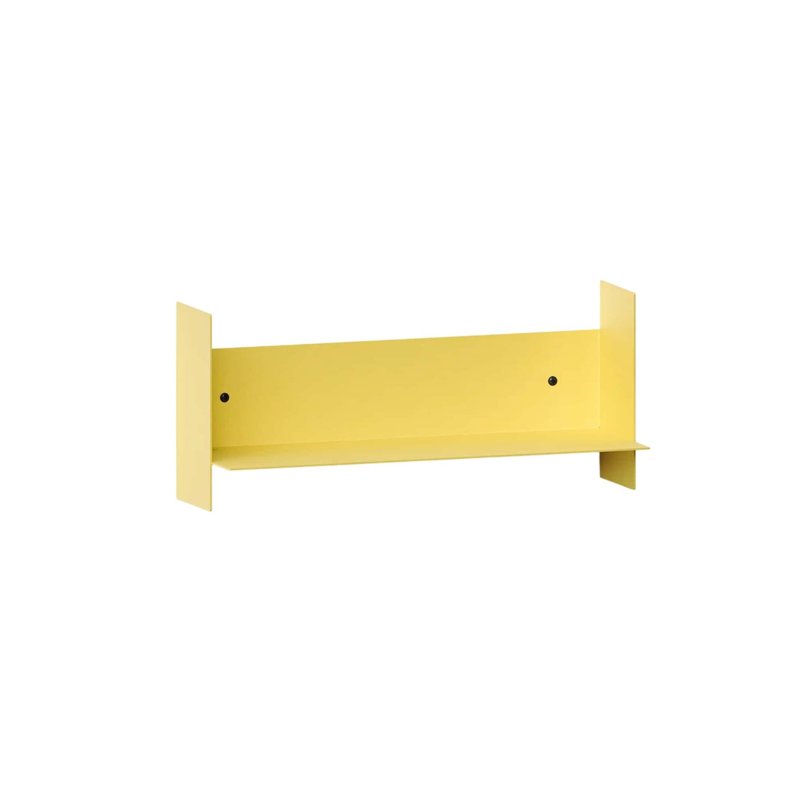 Tiptoe Pli steel wall shelf 45cm, naples yellow